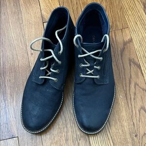 Cole Haan Men's Navy Chukka Boots